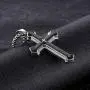 Linorui Mens Stainless Steel Nail Cross Pendant Necklace for Men Women Lords Prayer Big Pendant Cross Necklace for Men Linorui Mens Stainless Steel Nail Cross Pendant Necklace for Men Women Lords Prayer Big Pendant Cross Necklace for Men