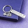 Writer Author Gift Please Do Not Annoy The Writer Keychain Writing Jewelry for Author Novelist Recorder(KR-annoy writer)