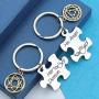 HN HNHB Her Demon His Angel Couple Keychain Promise Gift Funny Wedding Jewelry Gifts