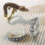Bali Style Good Luck Elephant Bangle Cuff Bracelet For Women Solid Heavy Antiqued 925 Sterling Silver