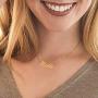 Name Crown Necklace,Personalized Custom Women Girls Initial Letter Crown Name Pendant Necklace Stainless Steel Necklace Chain Jewelry Gift
