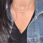 Custom Name Necklace Personalized 18K Gold Plated Nameplate Pendant Gift for Women