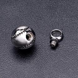 KY Baseball Memorial Urn Pendant Necklace Keychain Ashes Keepsake Cremation Charm Jewelry