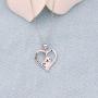 BEKECH Otter Necklace Otter Lovers Gifts Just A Girl Who Lovers Otters Sea Animal Heart Pendant Jewelry Gift for Women Girls Friends Family Otter Girls Gift