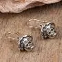 NOVICA .925 Sterling Silver Skull with Hat Dangle Earrings Horseman Catrin NOVICA .925 Sterling Silver Skull with Hat Dangle Earrings Horseman Catrin
