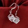 Hosaire Dangle Earrings Elegant Shining Crystal Drop Hook Earrings for Womens Jewelry
