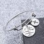 omodofo Bible Verse Bangle Bracelet Cross Charm Confirmation Bracelet Scripture Jewelry