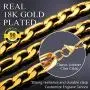 U7 Stainless Steel Figaro Chain|Width 3mm-12mm|Length 16 Inch to 32 Inch|Italian Style Flat Link Necklace for Men and Women, Gift Box Packed