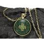 May The Road Rise Up to Meet You - Irish Blessing Celtic Cross Pendant Necklace with Chain