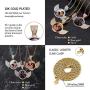 GUCY Hip Hop Jewelry Picture Pendant Necklace for Women Men Personalized Custom Photo Pendant Necklace
