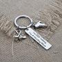 BAUNA Hockey Mom Keychain Field Hockey Jewelry with Hockey Stick Ice Skate Charm I’m Not Yelling I’m A Hockey Mom Funny Ice Coaches Gifts