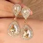 BriLove Womens Fashion Wedding Bridal Crystal Teardrop Infinity Dangle Earrings BriLove Womens Fashion Wedding Bridal Crystal Teardrop Infinity Dangle Earrings