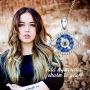 PEIMKO Evil Eye Pendant Necklace for Women 925 Sterling Silver Greek Protection Jewelry Amulet Gift for Girls Boys