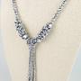 BaubleStar Multi-Color Crystal Beads Strand Knot Long Beaded Tassel Necklace for Women Girls