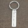 TOGON Funny Keychain for Women Girl Friend Family Duck Jewelry Inspirational Quote Keychain Water Off A Ducks Back Keychain