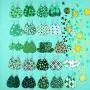 22 Pairs St. Patricks Day Faux Leather Earrings Irish Shamrock Dangle Drop Earrings Lightweight Teardrop Earrings for Women And Girls 22 Pairs St. Patricks Day Faux Leather Earrings Irish Shamrock Dangle Drop Earrings Lightweight Teardrop Earrings for Women And Girls