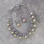 Aheli Indian Traditional Jewelry Trible Oxidized Necklace Earring Set Bollywood Bohemian Fashion for Women Aheli Indian Traditional Jewelry Trible Oxidized Necklace Earring Set Bollywood Bohemian Fashion for Women