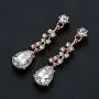 HapiBuy Crystal Bridal Jewelry Set Womens Rhinestone Necklace and Earrings Sets for Bride Bridesmaid Wedding Prom Party Accessories HapiBuy Crystal Bridal Jewelry Set Womens Rhinestone Necklace and Earrings Sets for Bride Bridesmaid Wedding Prom Party Accessories