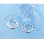 925 Sterling Silver Good Luck Irish Celtic Knot Drop Earrings Love Knot Dangle Earrings for Women Girls