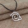 KANGSHUN Red Naruto Akatsuki Necklace Keychian Jewelry Naruto Cosplay Chain Pendant Tsunade Uzumaki Charms Anime Shippuden Cosplay