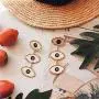 Doubnine Evil Eye Earrings Dangle Vintage Unique Halloween Women Statement Jewelry Accessories