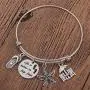 Gzrlyf Flip Flops Bracelet Bangle Vacation Bracelet Summer Beach Jewelry Life is Better in Flip Flops Bracelet Beach Lover Gift