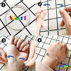 You are Braver Stronger Smarter than you think Inspirational Expandable Bangle Bracelet Women