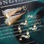 20 Pairs Alloy Earrings with 8 PCS Gold,12 PCS Sliver,20 Styles of Earrings for Women Girls Jewelry Fashion and Valentine Birthday Party
