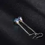 AOBOCO 925 Sterling Silver Drop Dangle Earrings with Aurora Borealis Teardrop Crystals AOBOCO 925 Sterling Silver Drop Dangle Earrings with Aurora Borealis Teardrop Crystals