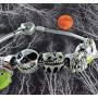 Bolenvi Jack Skellington Nightmare Before Christmas Halloween 925 Sterling Silver Charm Bead for Pandora & Similar Charm Bracelets or Necklaces