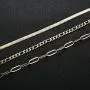 Florideco 3 Pcs Gold Plated Figaro Chain Necklace Stainless Steel Paperclip Link Chain Necklace for Women Men Dainty Flat Herringbone Chain 4mm Wide 16-24 Inch Florideco 3 Pcs Gold Plated Figaro Chain Necklace Stainless Steel Paperclip Link Chain Necklace for Women Men Dainty Flat Herringbone Chain 4mm Wide 16-24 Inch