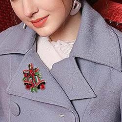 FERVENT LOVE Vintage Fashion Rhinestones Brooch for Women