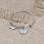 BAUNA Dachshund Bracelet Doxie Dog Jewelry I Long To Be Around You Wiener Dog Pet Owner Gift For Dachshund Lover