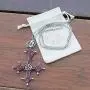St peter inverted Upside down Gothic Jewelry Cross Silver Pewter Pendant Necklace Charm Amulet w chain St peter inverted Upside down Gothic Jewelry Cross Silver Pewter Pendant Necklace Charm Amulet w chain