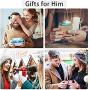 Couples Bracelets, Magnetic Bracelets for Couples Mutual Attraction Rope Braided Couple Bracelets with Magnetic Bells His and Hers