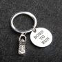 SEIRAA Runners Gift Marathon Jewelry Born to Run Keychain Running Keychain with Running Shoes Charm