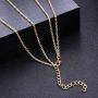 Jovono Boho Multilayered Necklace Star Moon Pendant Jewelry Necklace Chains for Women and Girls (Gold)