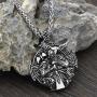 CANNE Odin Thors Hammer Mjolnir Raven Wolf Viking Norse Celtic Pendant Necklace Nordic Rune Amulet Classic Jewelry with 24 inch Chain