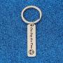 WUSUANED Sobriety Gift One Step at A Time Keychain Alcoholics Anonymous Jewelry Recovery Gift Sober Gift
