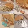 36 Pairs Fashion Vintage Earrings Set for Women Girls Bohemian Hollow Stud Drop Dangle Earrings with Tassel Hoop for Birthday/Party/Friendship/Christmas Gifts 36 Pairs Fashion Vintage Earrings Set for Women Girls Bohemian Hollow Stud Drop Dangle Earrings with Tassel Hoop for Birthday/Party/Friendship/Christmas Gifts