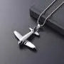 memorial jewelry Birthstone Personalized Airplane Mens Cremation Ashes Jewelry Initial Necklace memorial jewelry Birthstone Personalized Airplane Mens Cremation Ashes Jewelry Initial Necklace