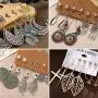39 Pairs Vintage Tassel Stud Earrings Set for Women Girls Bohemian Statement Drop Dangle Earrings with Leaf Star Acrylic Shell Hoop Earrings for Birthday/Party/Wedding Gifts 39 Pairs Vintage Tassel Stud Earrings Set for Women Girls Bohemian Statement Drop Dangle Earrings with Leaf Star Acrylic Shell Hoop Earrings for Birthday/Party/Wedding Gifts