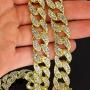 Time scent Hip Hop Iced Out Premium Microphone Miami Cuban Choker Tennis Chain Necklace
