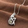 BQfife Mermaid Luminous Pendant Necklace statement Fluorescence Dainty Fish tail chain for Women Teen Girl Gift Jewelry