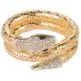 Lux Accessories Gold Tone Rhinestone Curved Stretch Bangle Retro Snake Bracelet Lux Accessories Gold Tone Rhinestone Curved Stretch Bangle Retro Snake Bracelet