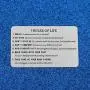 WUSUANED Motivational Gift 7 Rules of Life Quote Wallet Insert Card Inspirational Quote Jewelry Encouragement Gift WUSUANED Motivational Gift 7 Rules of Life Quote Wallet Insert Card Inspirational Quote Jewelry Encouragement Gift