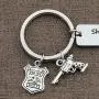 Police Keychain Police to Be Gift She Believed She Could Key Ring for Police Wife Police Student Policeman Graduation Gifts Achievement Gift
