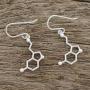 NOVICA .925 Sterling Silver Dangle Earrings, Serotonin