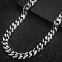 Trendsmax 15mm Curb Cuban Chain Link Necklace for Men Women Heavy 316L Stainless Steel Silver Gold Color 18 20 24 30 inch