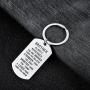 BESPMOSP Brother Inspirational Gift You are Braver Than You Believe Pendant Necklace/Keychain Gift for Brother